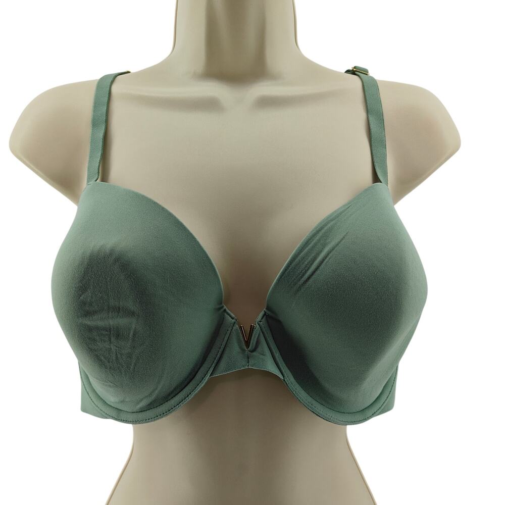 Victoria Secret Lined Demi Bra Pale Green Womens 38D